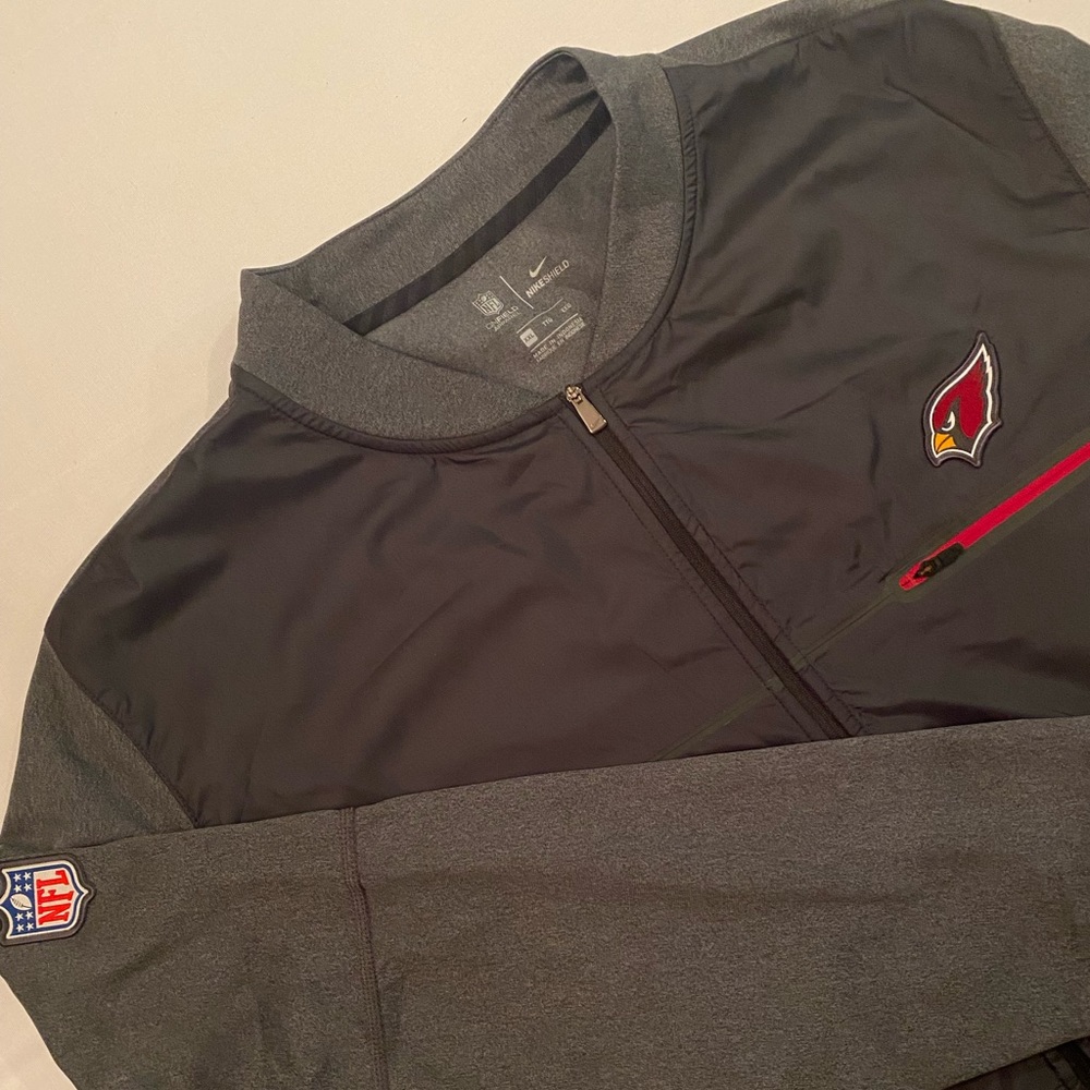 NFL ONFIELD APPAREL Men’s NikeSheild Lightweight Az Cardinals Jacket Black XXL